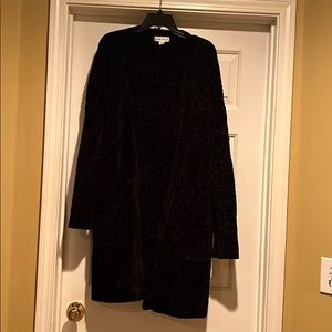 Black cardigan